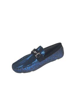 AC Casuals 6725 Men’s Blue Loafers Smoking Casual Buckle Driving Moccasins